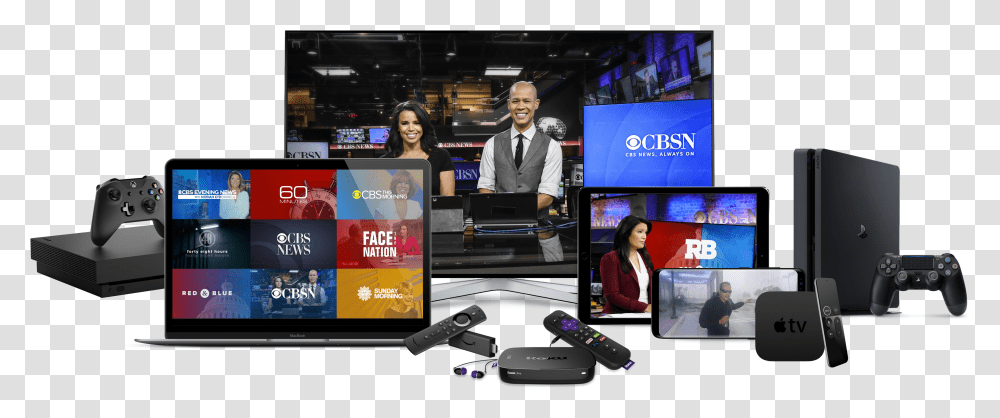 Breaking News App And Live Streaming Cbsn App Transparent Png