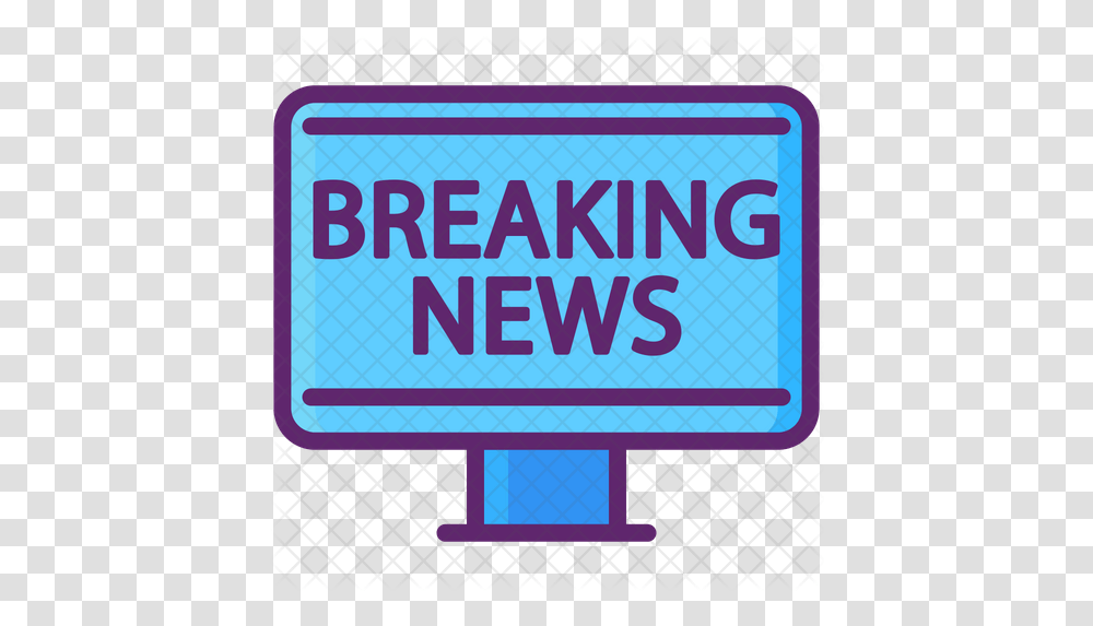 Breaking News Icon Sign, Text, Word, Symbol, Label Transparent Png