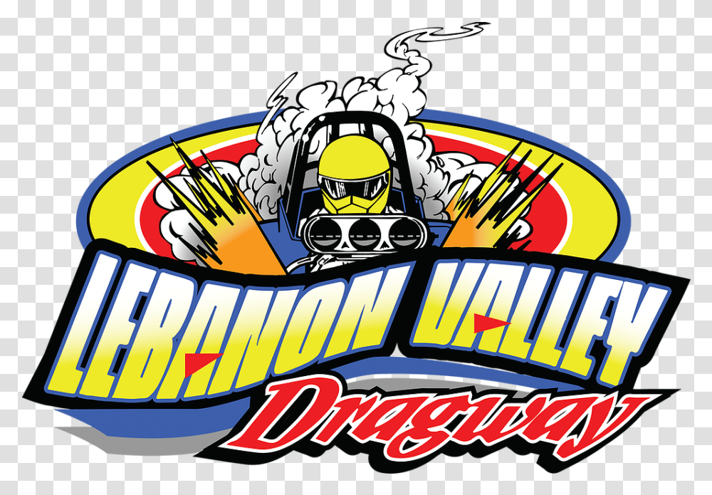Breaking News Per New York State Executive Order 20232 Lebanon Valley Dragway Logo, Helmet, Clothing, Label, Text Transparent Png