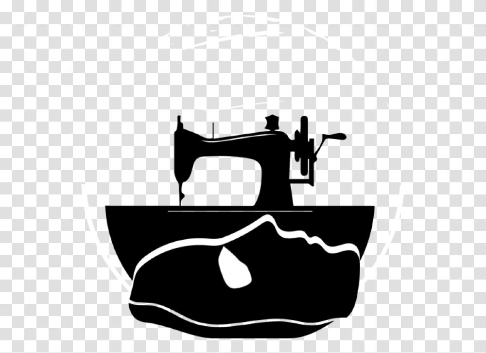 Breaking Shackles Sewing Machine, Stencil, Silhouette, Label Transparent Png