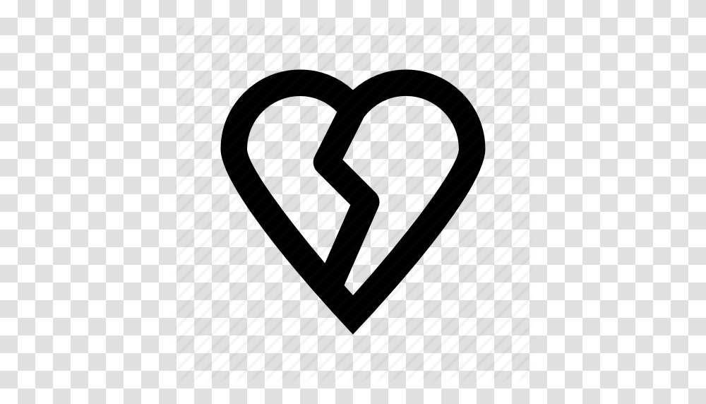 Breakup Broken Heart Disheart Divorce Heartbreak Icon, Handsaw, Tool Transparent Png