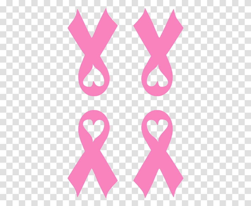 Breast Cancer Awareness Ribbon With Heart Fabric, Alphabet, Poster, Advertisement Transparent Png