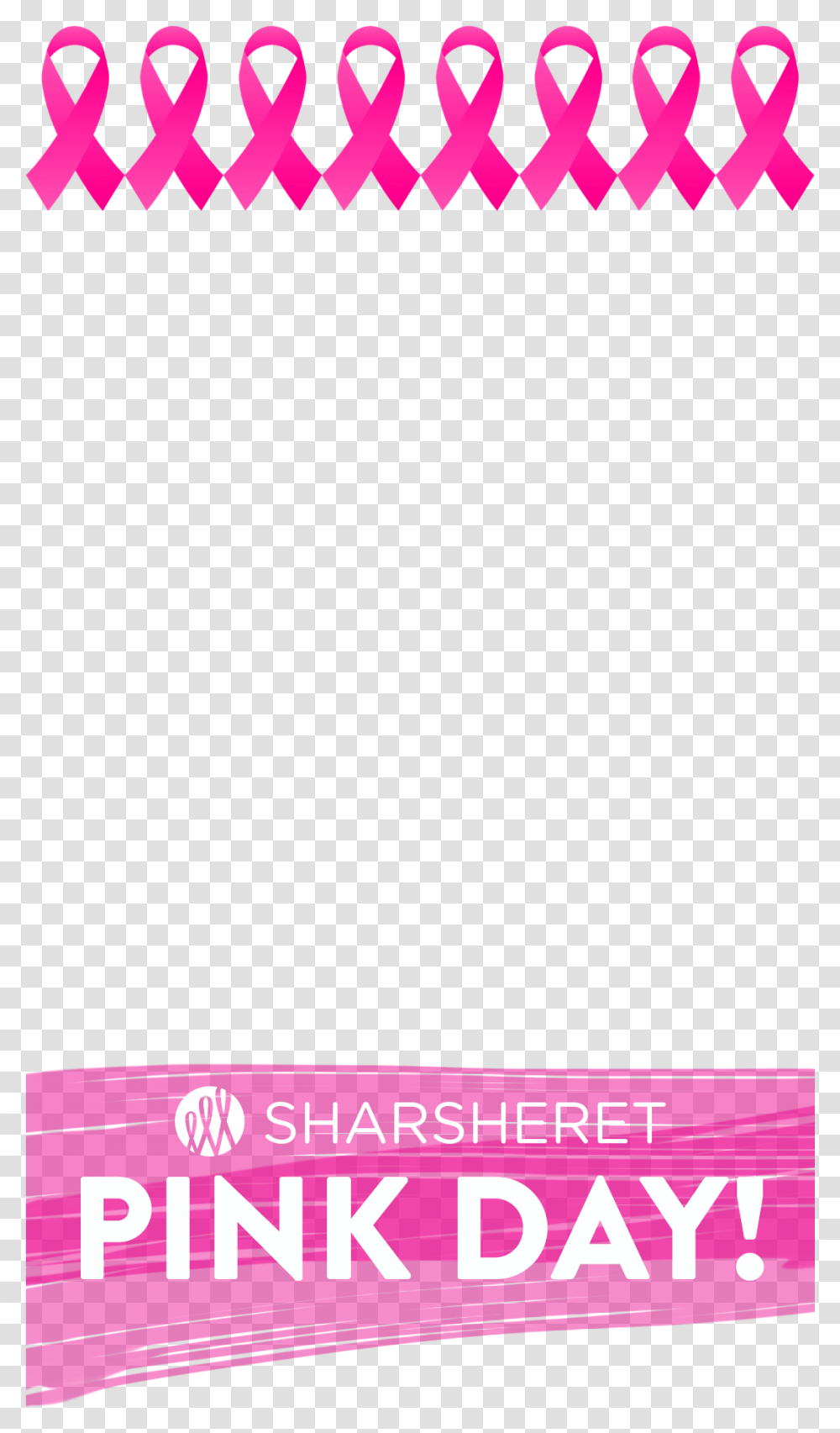 Breast Cancer Frames Sharsheret Pink Day, Poster, Advertisement Transparent Png