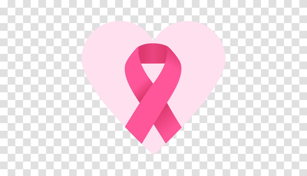 Breast Cancer Heart Ribbon, Tape, Label Transparent Png