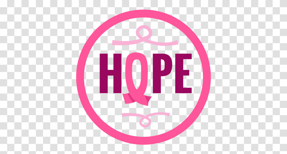 Breast Cancer Hope Lettering Icon & Svg Icones Cancer De Mama, Logo, Symbol, Trademark, Text Transparent Png