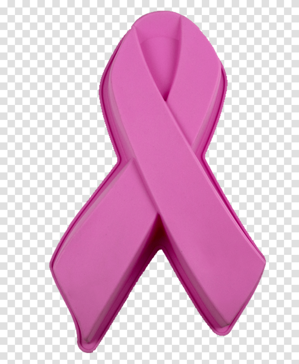 Breast Cancer Ribbon Cake Pan With Fanpans, Purple, Clothing, Apparel, Alphabet Transparent Png