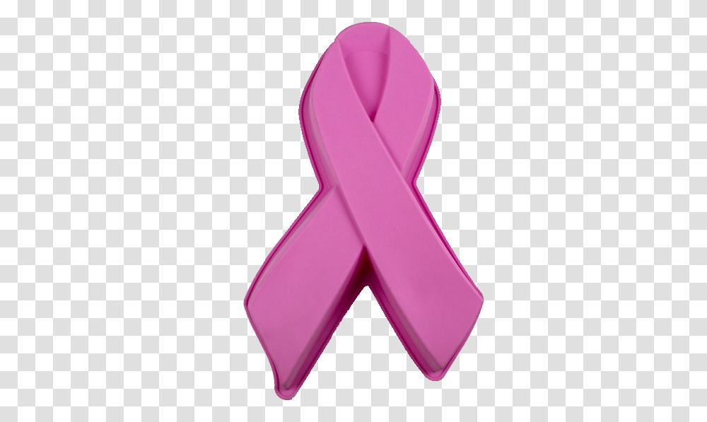 Breast Cancer Ribbon Cake Pan With Stand Pink Ribbon, Purple, Apparel, Alphabet Transparent Png