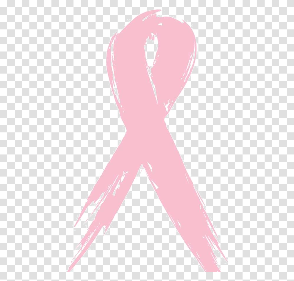 Breast Cancer Ribbon Download Pink Ribbon For Breast Cancer Background, Clothing, Apparel, Hand, Pants Transparent Png