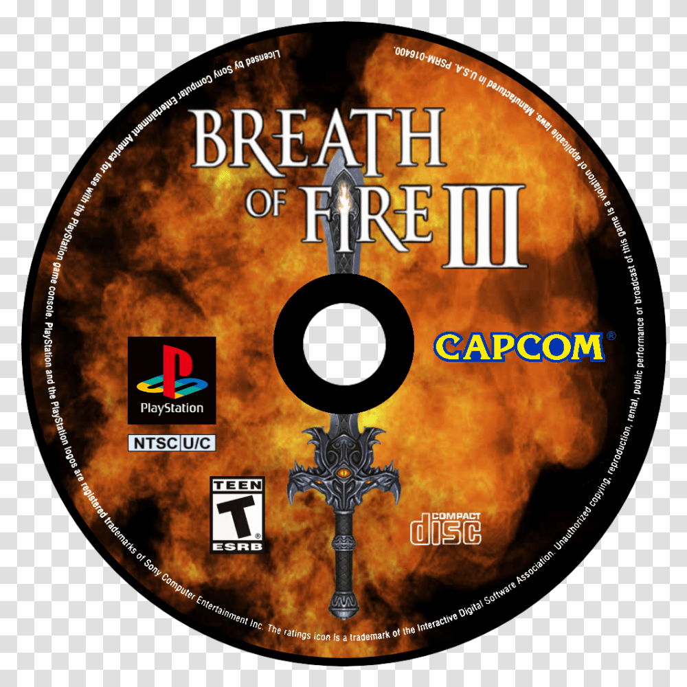 Breath Of Fire Iii Details Breath Of Fire 3 Cd, Disk, Dvd Transparent Png