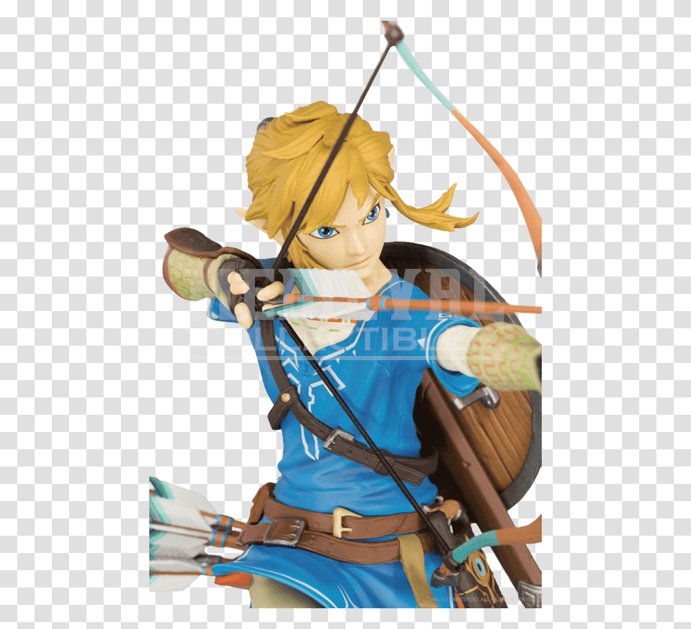 Breath Of The Wild Link Figure, Archer, Archery, Sport, Bow Transparent Png