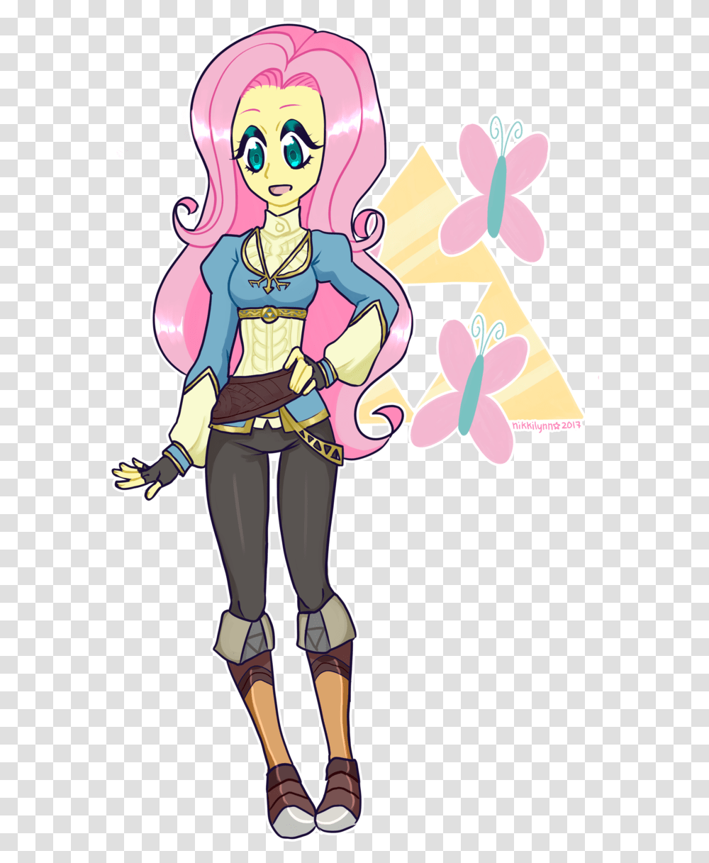 Breath Of Wild Human Fluttershy, Comics, Book, Manga, Person Transparent Png