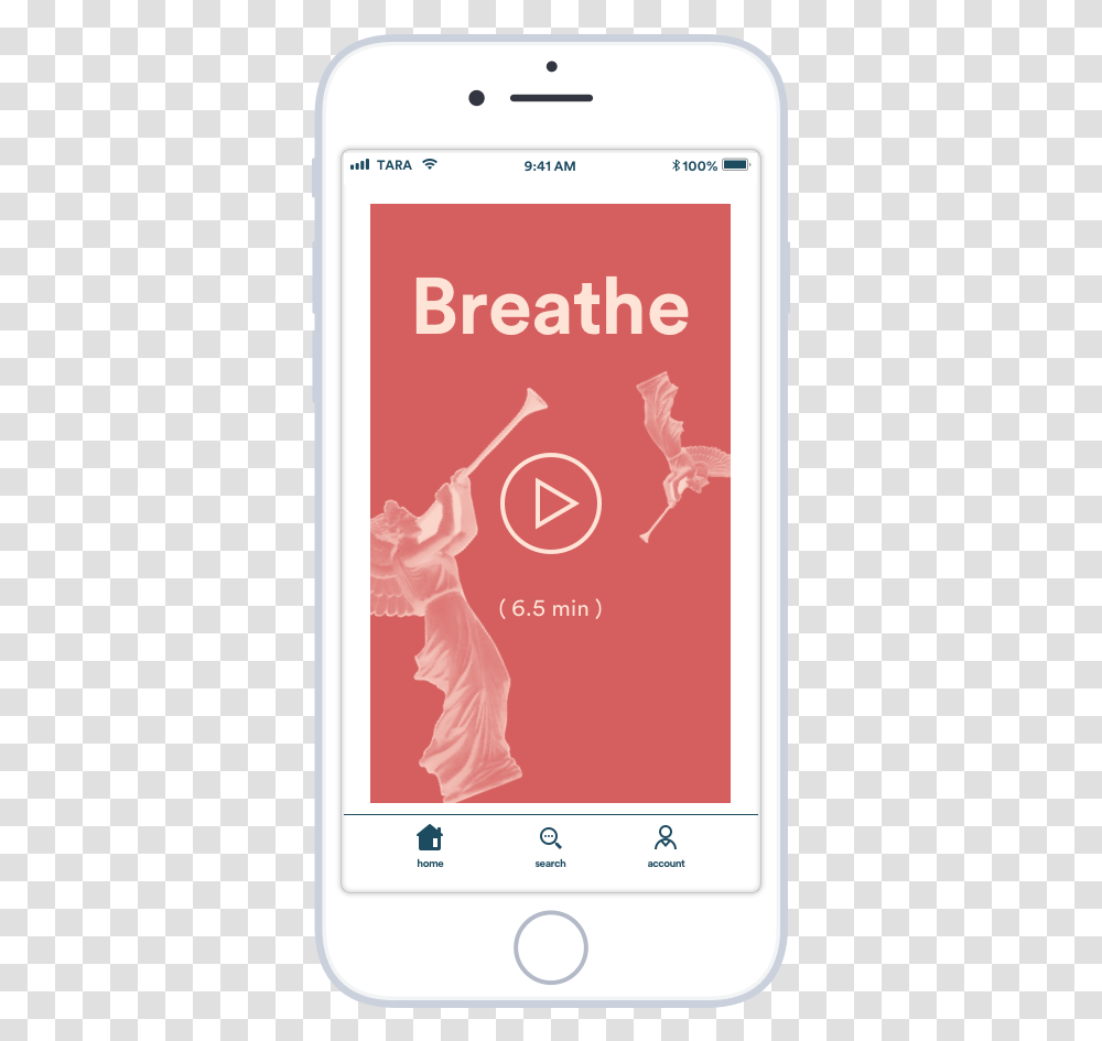 Breathe Screen Mockup Small Smartphone, Mobile Phone, Electronics, Cell Phone, Poster Transparent Png