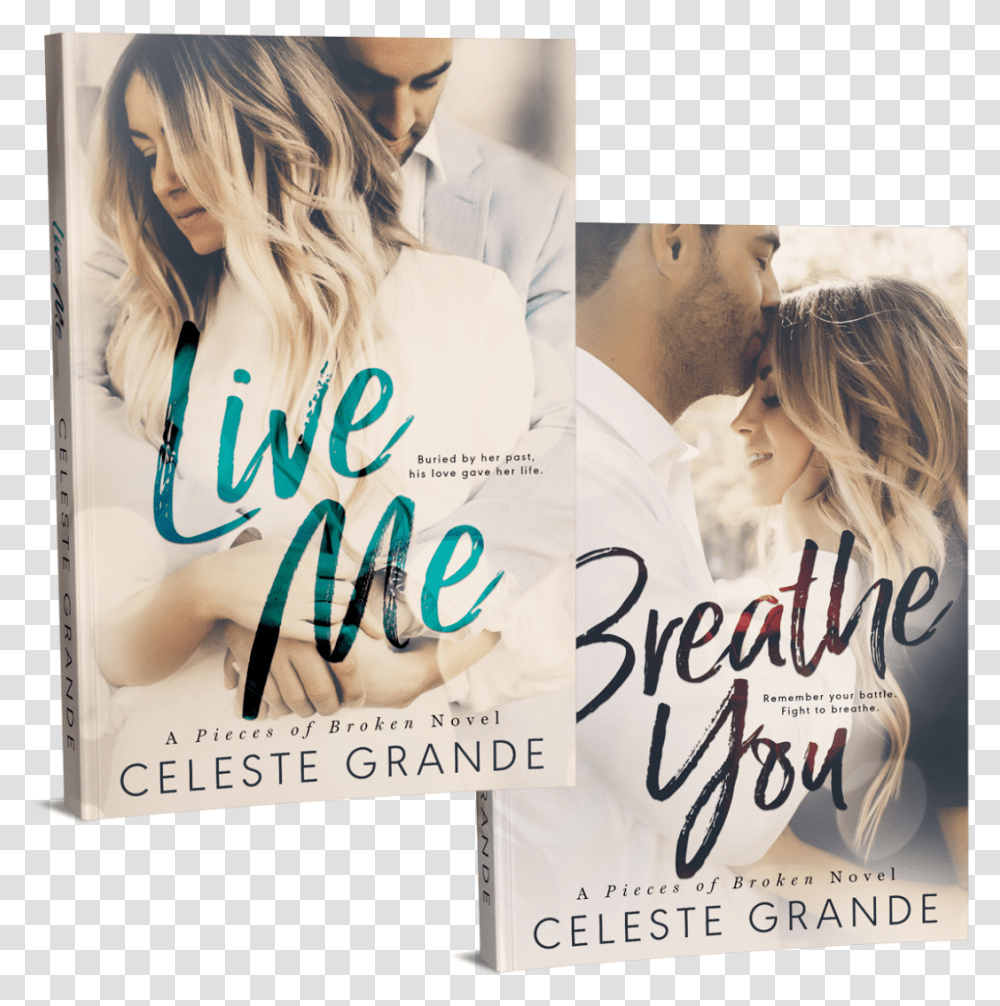 Breathe You Celeste Grande, Person, Human, Novel, Book Transparent Png