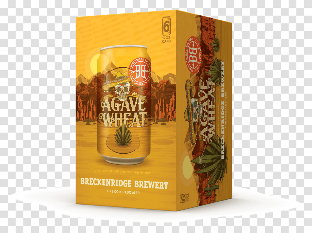 Breckenridge Brewery Agave Wheat New Label, Beer, Alcohol, Beverage, Drink Transparent Png