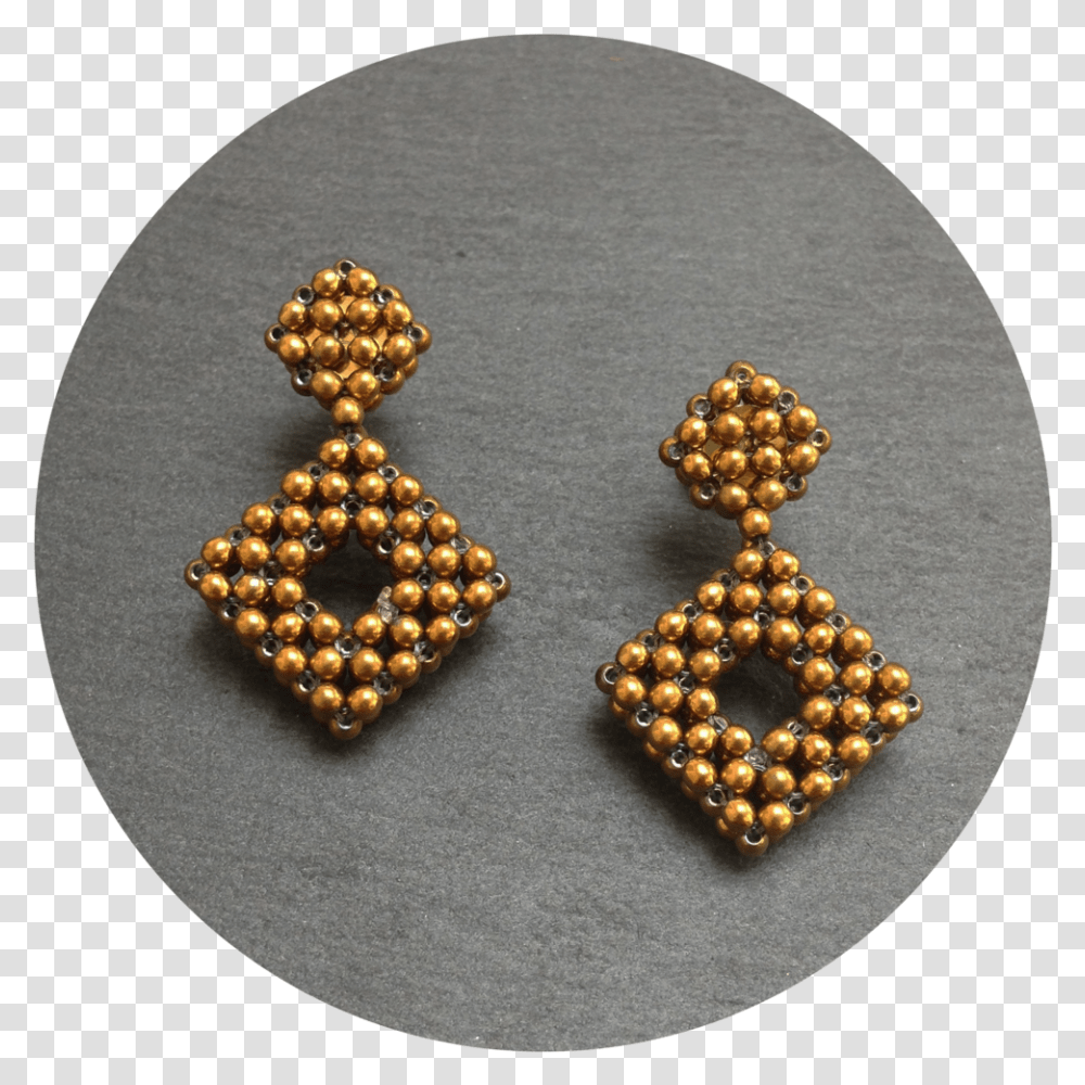 Breda Long Gold Earrings Circle Of Dots Earring, Accessories, Accessory, Bead, Jewelry Transparent Png