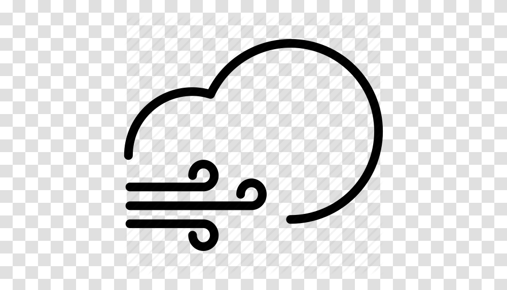 Breeze Cloudy Gust Weather Wind Windy Icon, Apparel, Alphabet Transparent Png