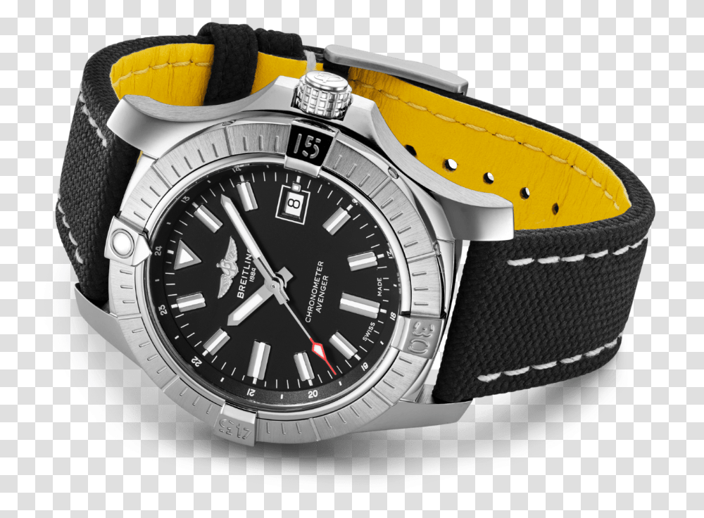 Breitling Avenger 43 Automatic, Wristwatch Transparent Png