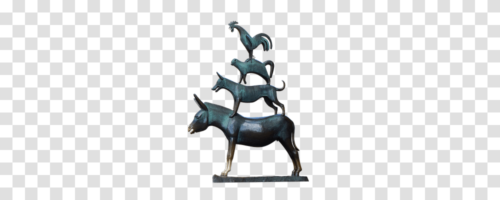 Bremen Town Musicians Figurine, Horse, Mammal Transparent Png