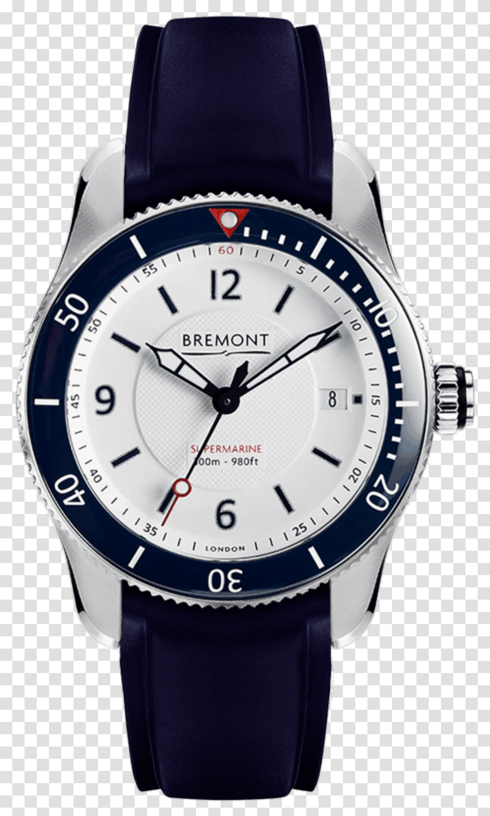 Bremont S300 White, Wristwatch Transparent Png