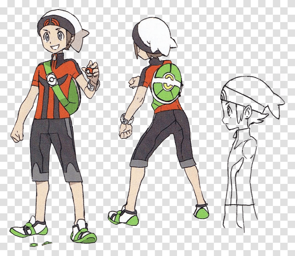 Brendan In Omega Ruby And Alpha Sapphire Pokemon Brendan Concept Art, Person, People, Sport, Team Sport Transparent Png