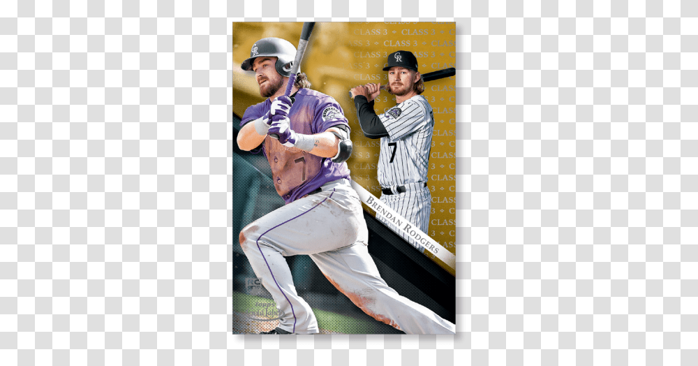 Brendan Rodgers 2019 Topps Gold Label Baseball Poster College Softball, Athlete, Sport, Person, People Transparent Png