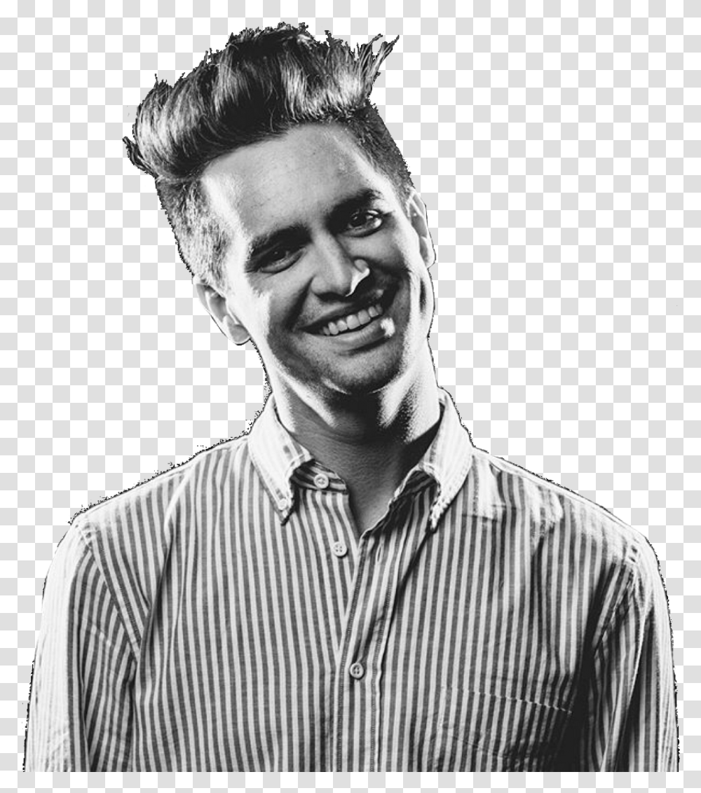 Brendon Brendonurie Brendonuriesticker Panicatthedisco Gentleman, Face, Person, Human, Shirt Transparent Png