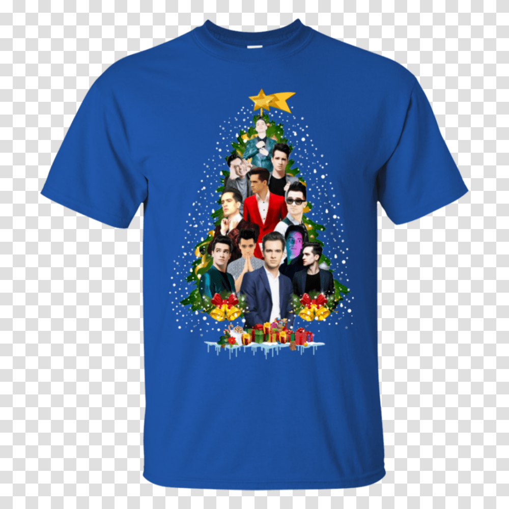Brendon Urie Christmas Tree Cuteetshirt, Person, Plant, Flower Transparent Png