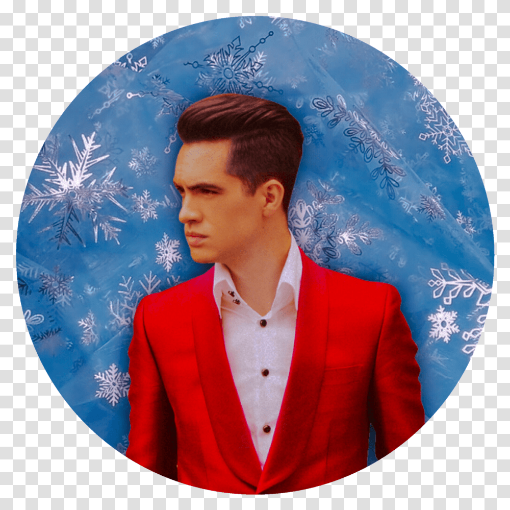 Brendon Urie Holiday Icons Brendon Urie Tumblr Brendon Urie Wallpaper Tumblr Patd, Suit, Overcoat, Person Transparent Png