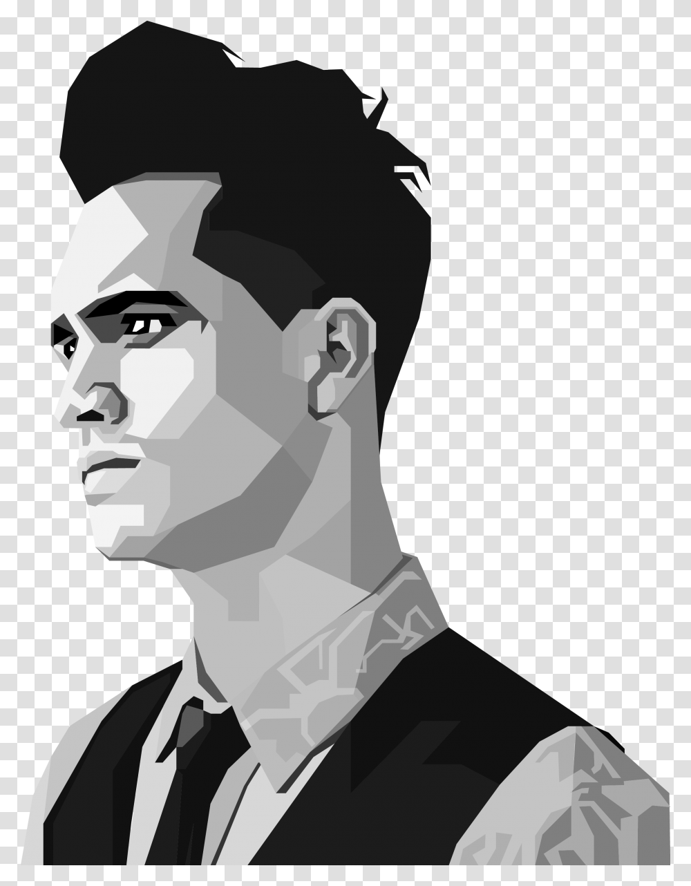 Brendon Urie Panic At The Disco Fan Art, Face, Person, Human, Head Transparent Png