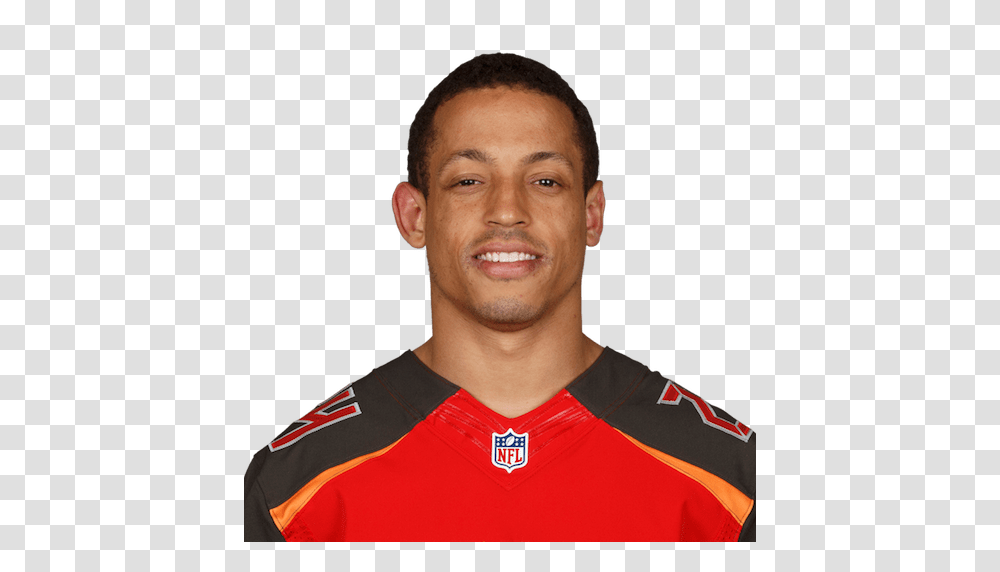 Brent Grimes Cb For The Tampa Bay Buccaneers, Shirt, Person, Face Transparent Png