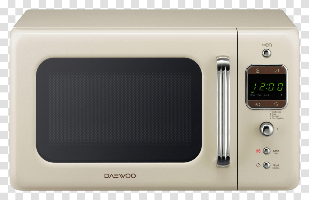 Breville Cream Microwave, Oven, Appliance Transparent Png