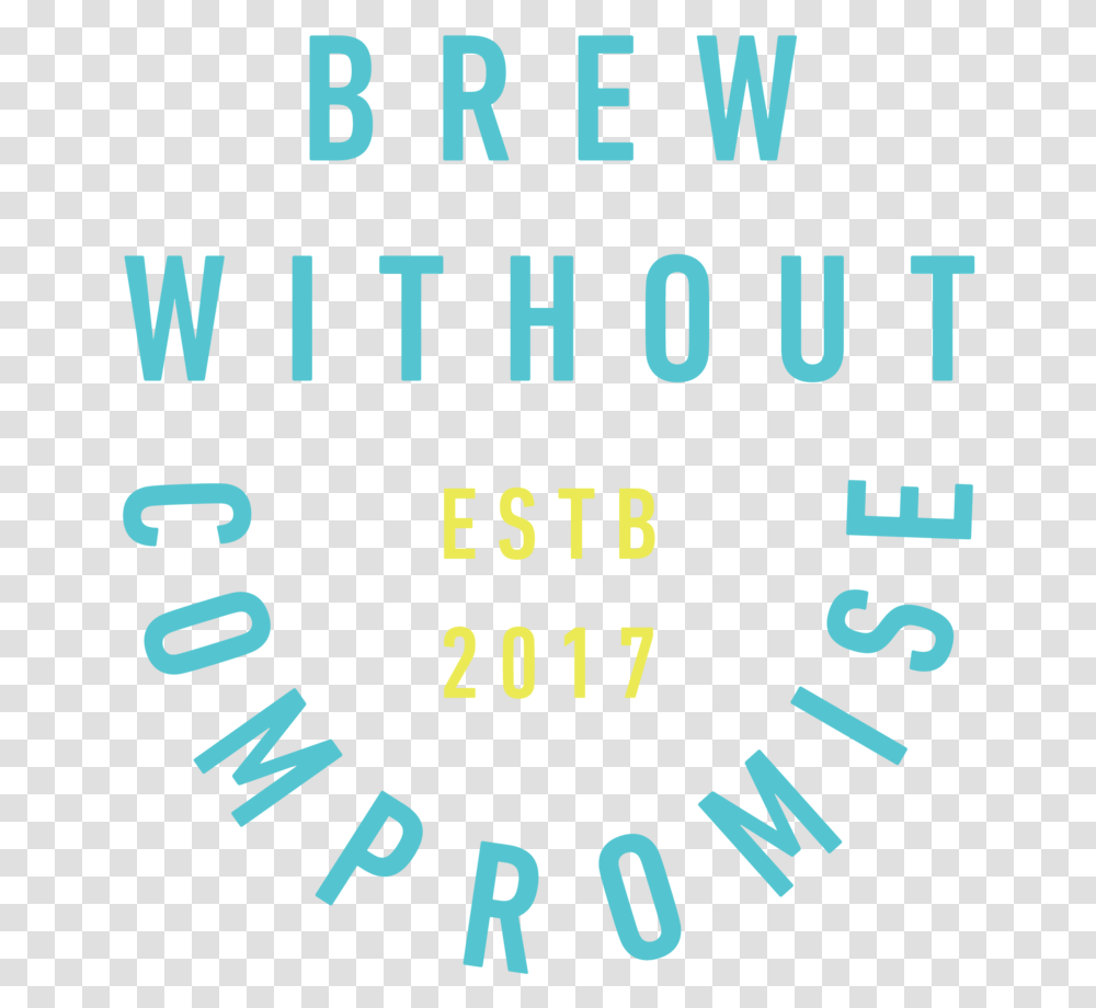 Brew Without Compromise Non Alcoholic Beer, Word, Number Transparent Png