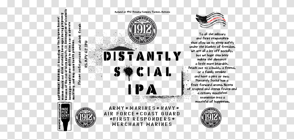 Brewing Company Distantly Social Dot, Text, Logo, Symbol, Outdoors Transparent Png