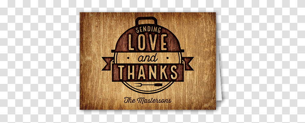 Brews And Barbeque 3x5 Folded Card Plank, Label, Text, Word, Wood Transparent Png