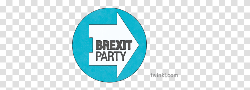 Brexit Party Logo Politics Election Ks2 Circle, Road Sign, Symbol, Text, Word Transparent Png
