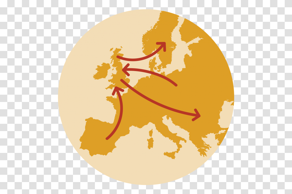 Brexit Simple Map Of Europe Black And White, Astronomy, Outer Space, Universe, Planet Transparent Png