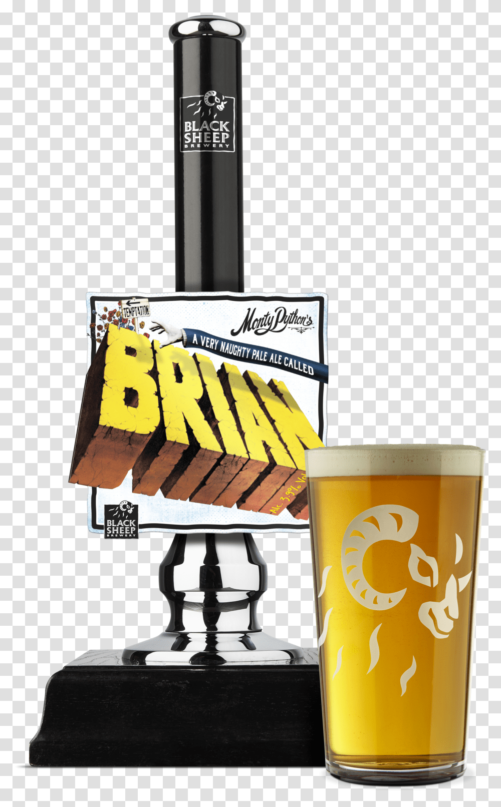 Brian Black Sheep Brewery, Beer, Alcohol, Beverage, Drink Transparent Png