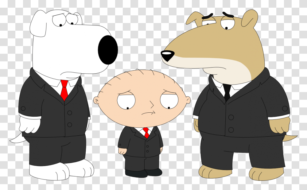 Brian Stewie And Vinny Dressed Up For A Funeral Stewie Griffin In A Tuxedo, Person, Plant, Manga, Comics Transparent Png