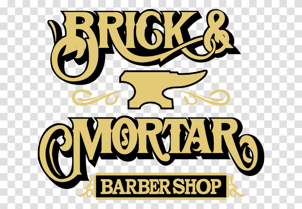 Brick And Mortar Barber Shop Indianapolis, Alphabet, Label, Poster Transparent Png