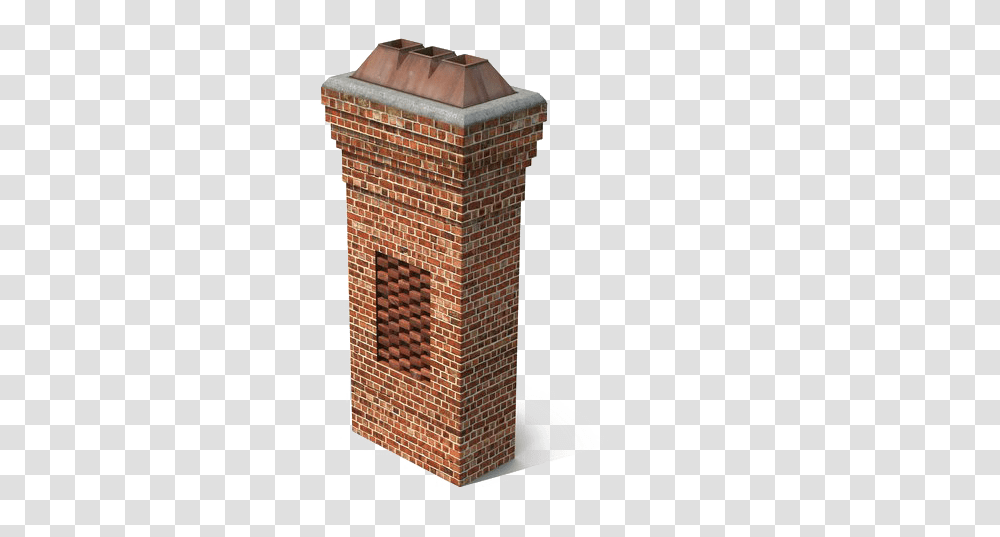 Brick Chimney All Brick Chimney, Architecture, Building, Shower Faucet, Pillar Transparent Png