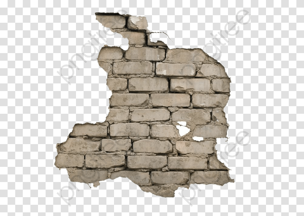 Brick Clipart Cracked Broken Brick Wall, Grenade, Archaeology, Soil, Flagstone Transparent Png