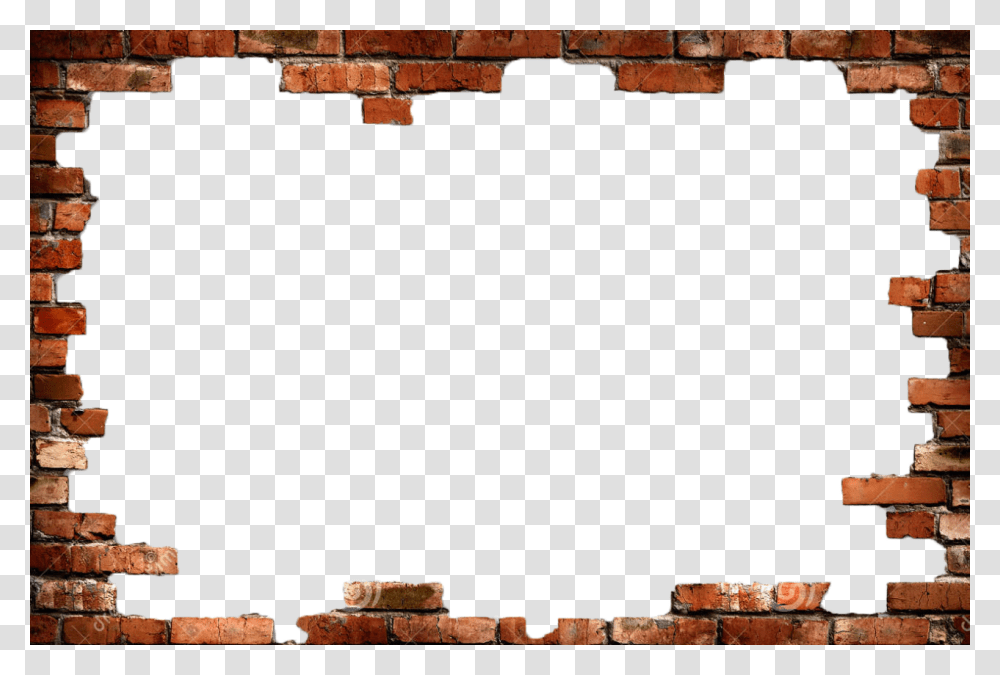 Brick Frame, Wood, Rust, Roof, Outdoors Transparent Png