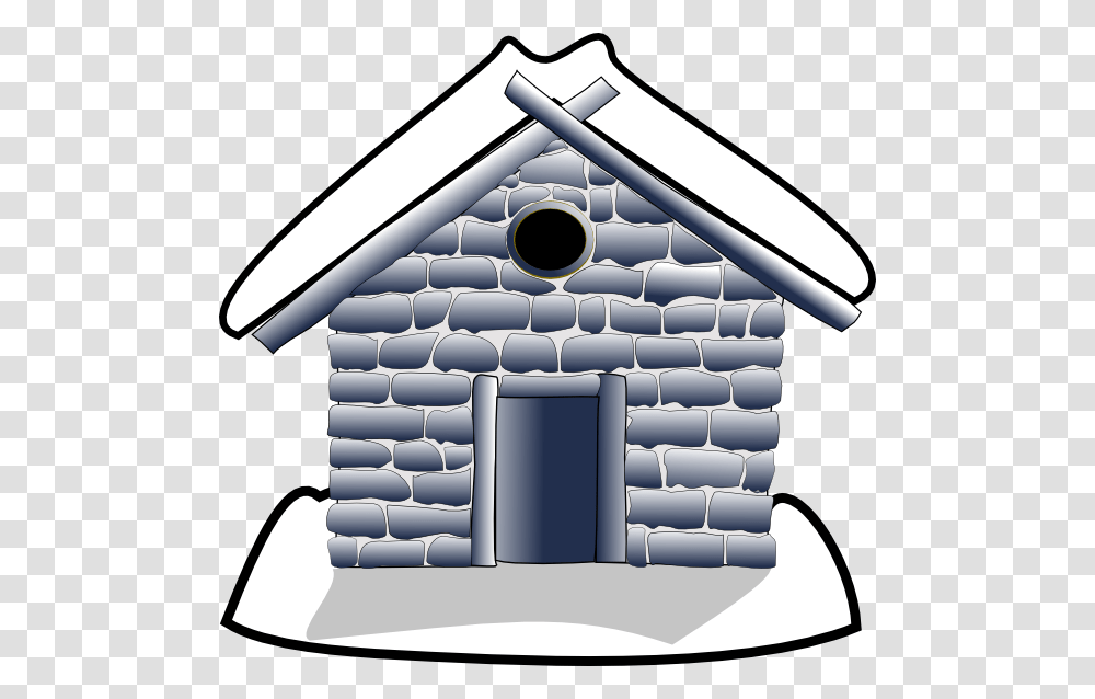 Brick Home In The Snow Clip Art, Nature, Building, Housing, Shelter Transparent Png