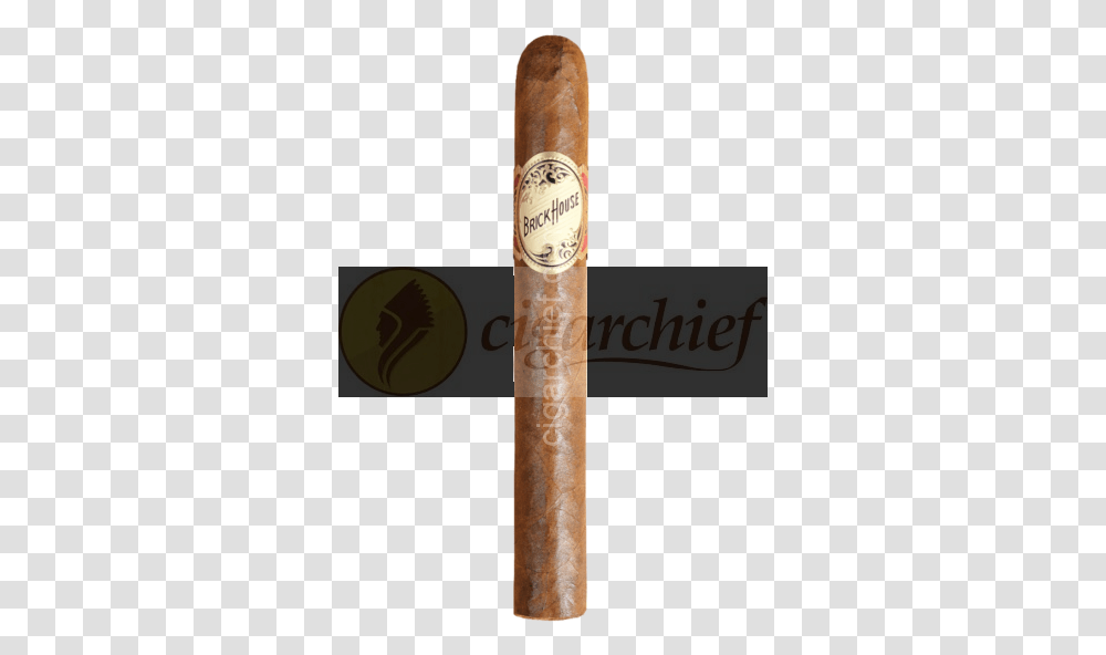 Brick House Cigars Corona Single Cigar Wood, Label, Baseball Bat, Team Sport Transparent Png