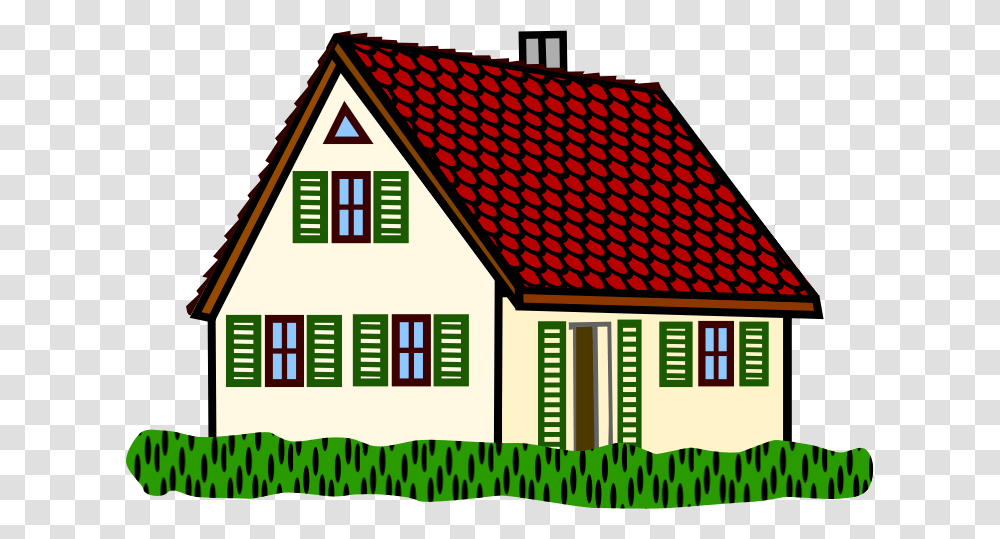 Brick House Clipart Look, Housing, Building, Cottage, Roof Transparent Png