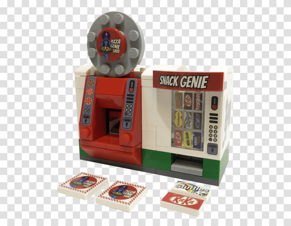 Brick Loot Exclusive Build Pizza Genie Vending Machine Playset, Toy, Gambling, Game, Rug Transparent Png