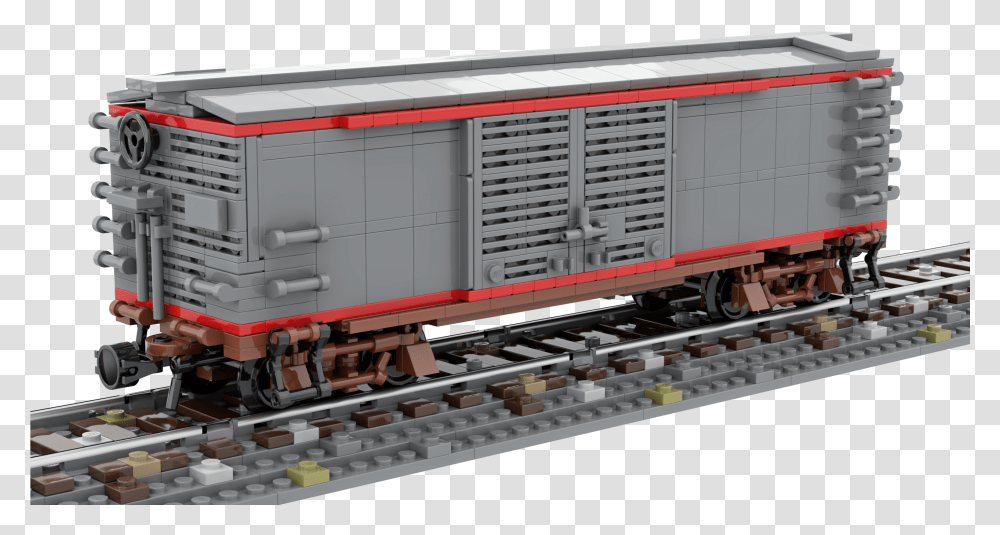 Brick Model Railroader Box Car Lego Brick Model Railroader, Shipping Container, Train, Vehicle, Transportation Transparent Png