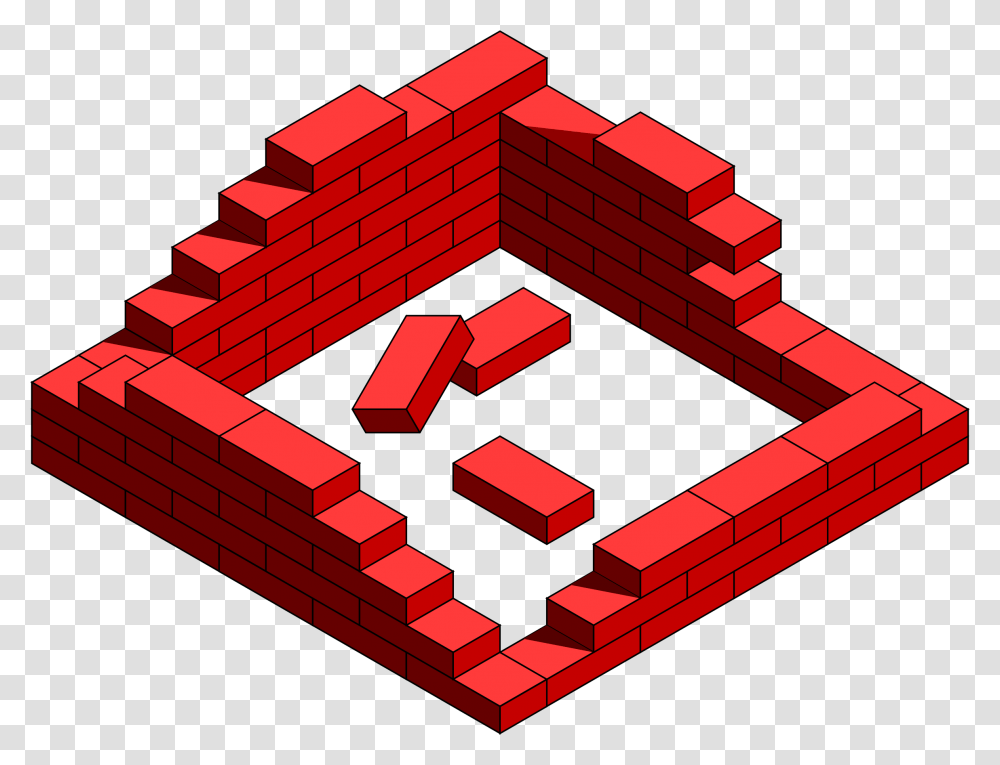 Brick Wall Clipart Clipart Wall Brick, Toy, Minecraft, Triangle, Crystal Transparent Png