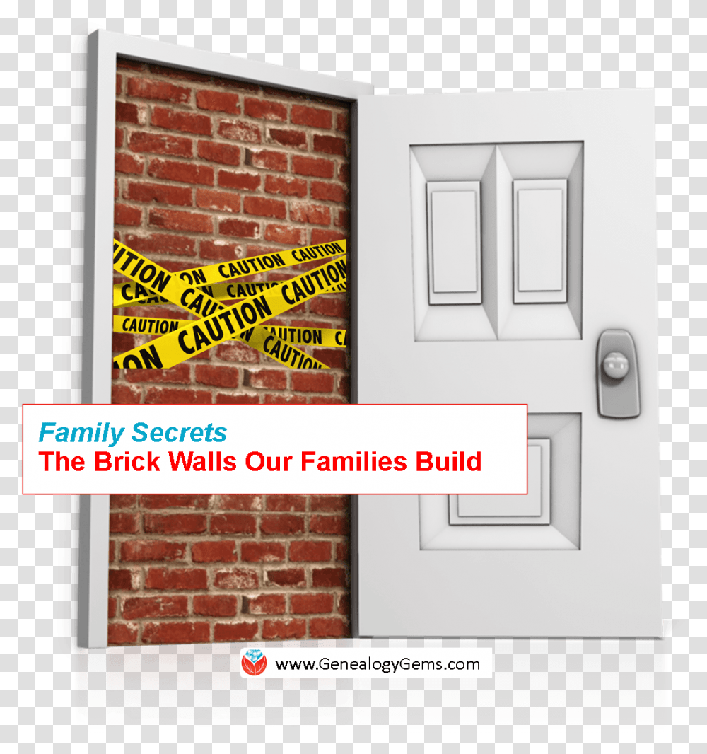 Brick Wall Family Secrets Brick Wall, Advertisement, Poster, Door, Flyer Transparent Png