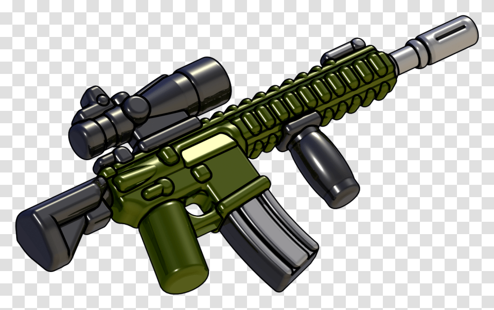 Brickarms Reloaded M27 Iar Assault Rifle, Gun, Weapon, Weaponry Transparent Png